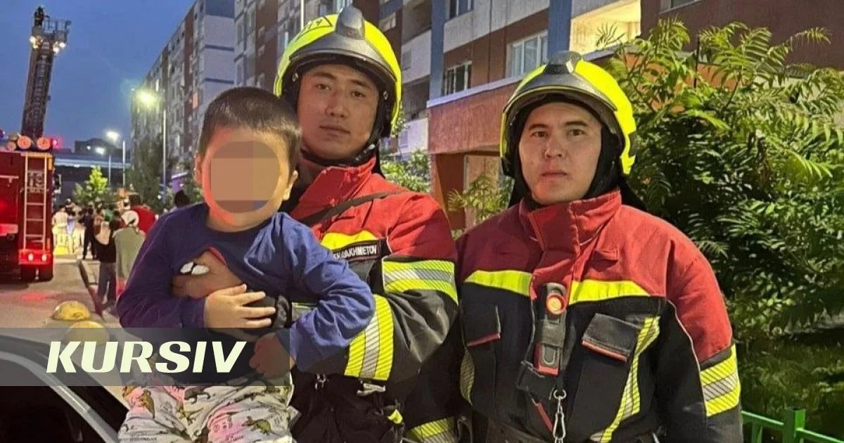 Rescuers save child from sixth-floor fall in Almaty