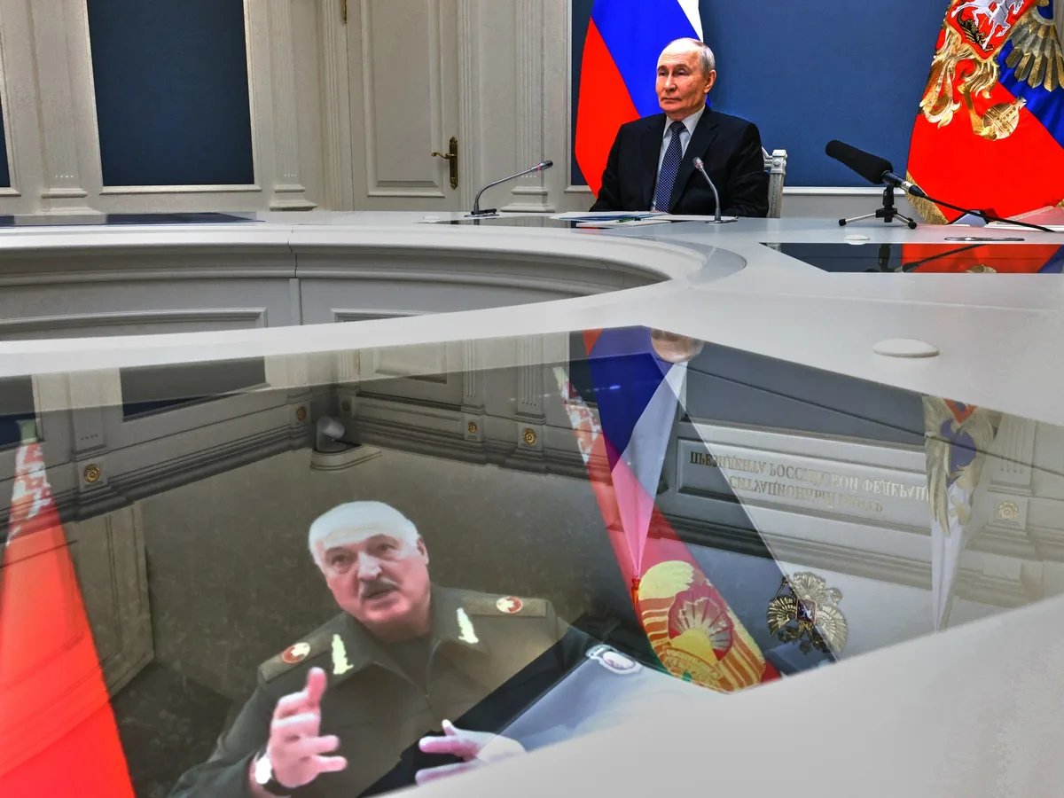 Putin, Lukashenko monitor Russia-Belarus nuclear drills
