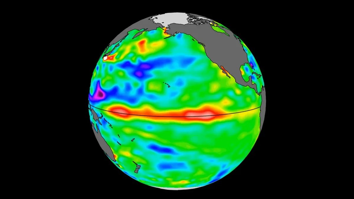 NASA обнаружил тепловой импульс, сигнализирующий о возвращении Эль-Ниньо