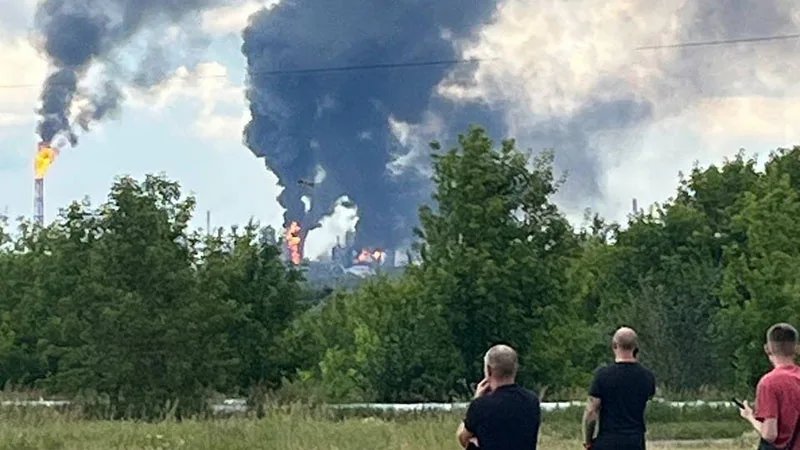 Drone strike hits Omsk refinery, key fuel supplier to Kyrgyzstan