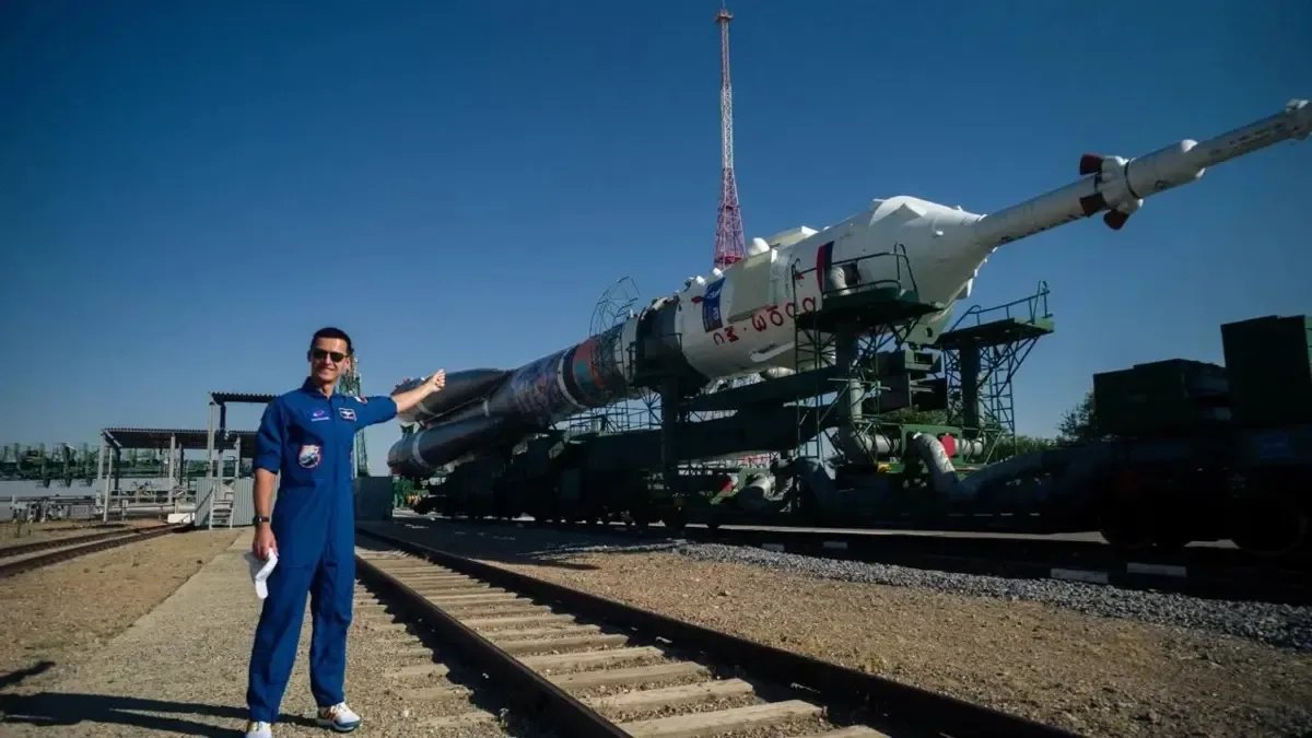 Russia rolls out Soyuz MS-29 rocket at Baikonur for July 14 launch