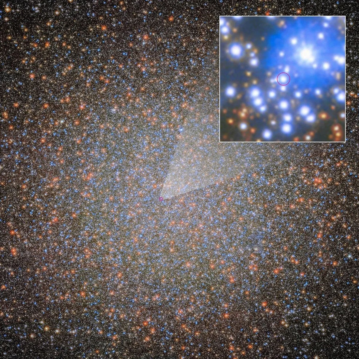 Hubble finds first stellar-mass black hole in Omega Centauri