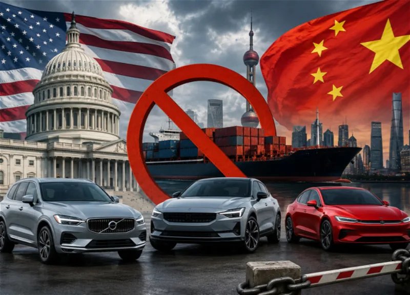 В США внесен законопроект о запрете продаж китайских автомобилей