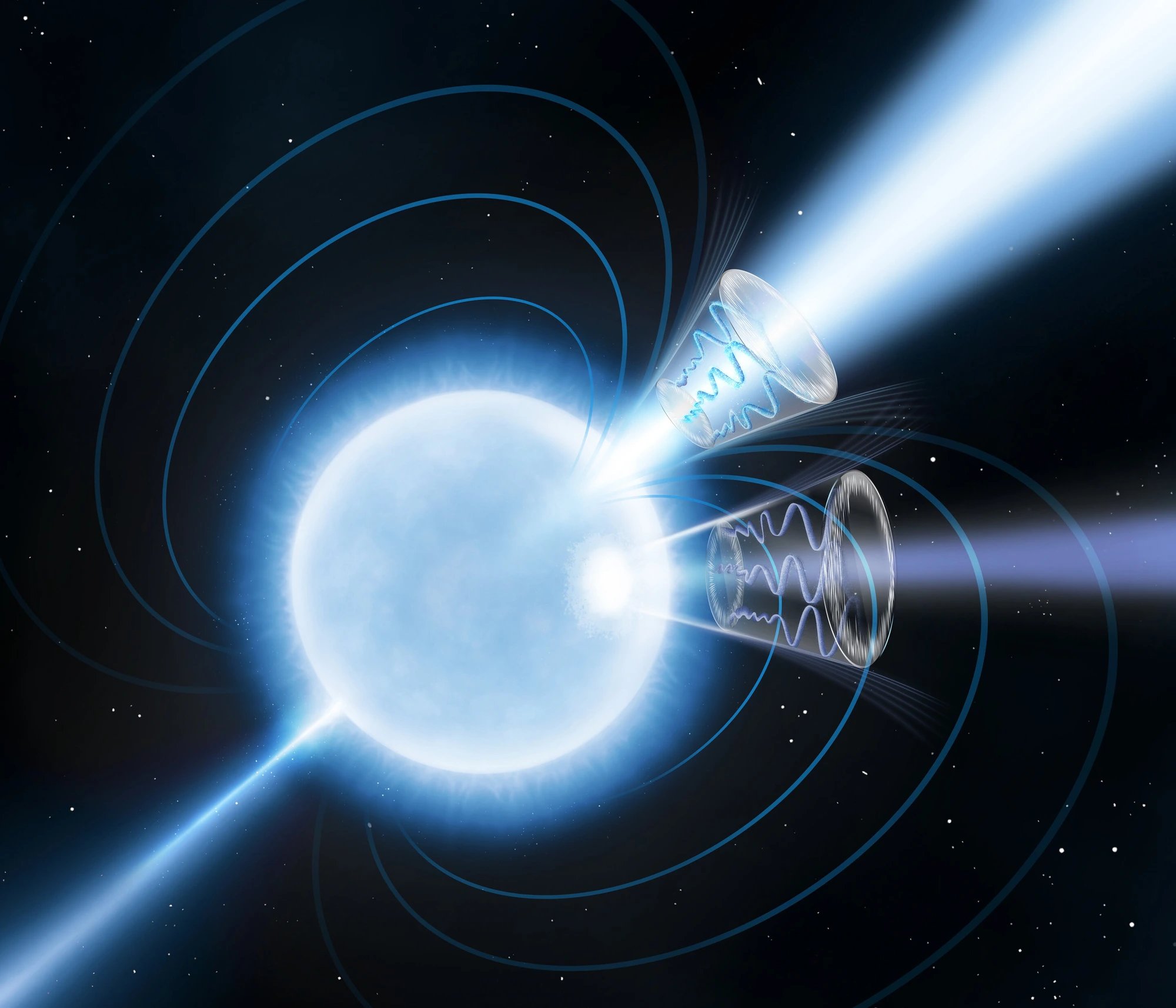 Swinburne astronomers detect evidence of vacuum birefringence around magnetar 1E 1547