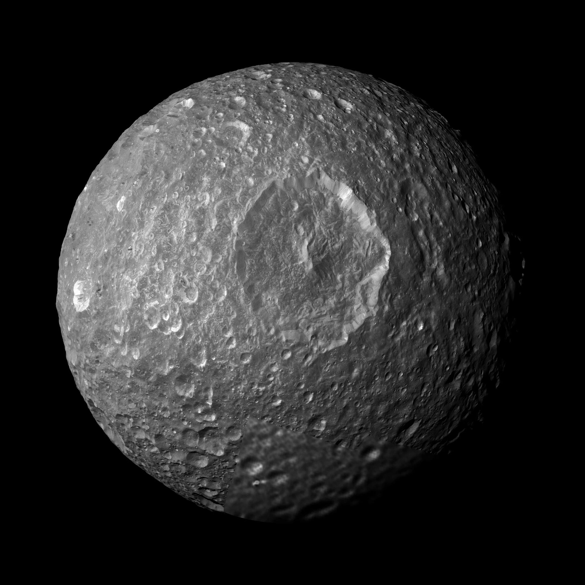Mimas, Saturn’s moon, harbors global ocean 20-30 km beneath surface, scientists confirm