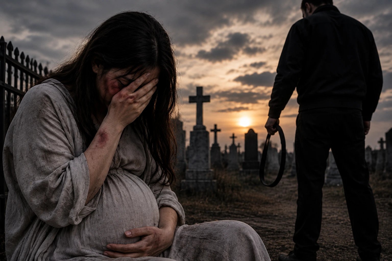 Egemen.kz reports Taraz pregnant woman alleges husband beat, strangled her at cemetery during labour