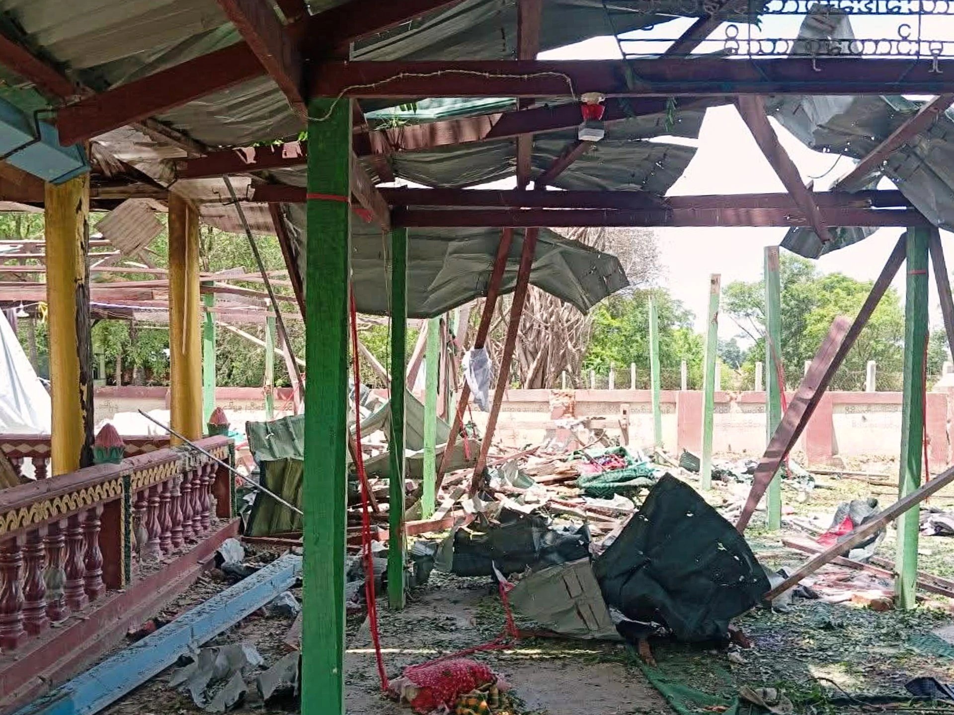Myanmar military airstrike kills 14 at Buddhist monastery in Sagaing