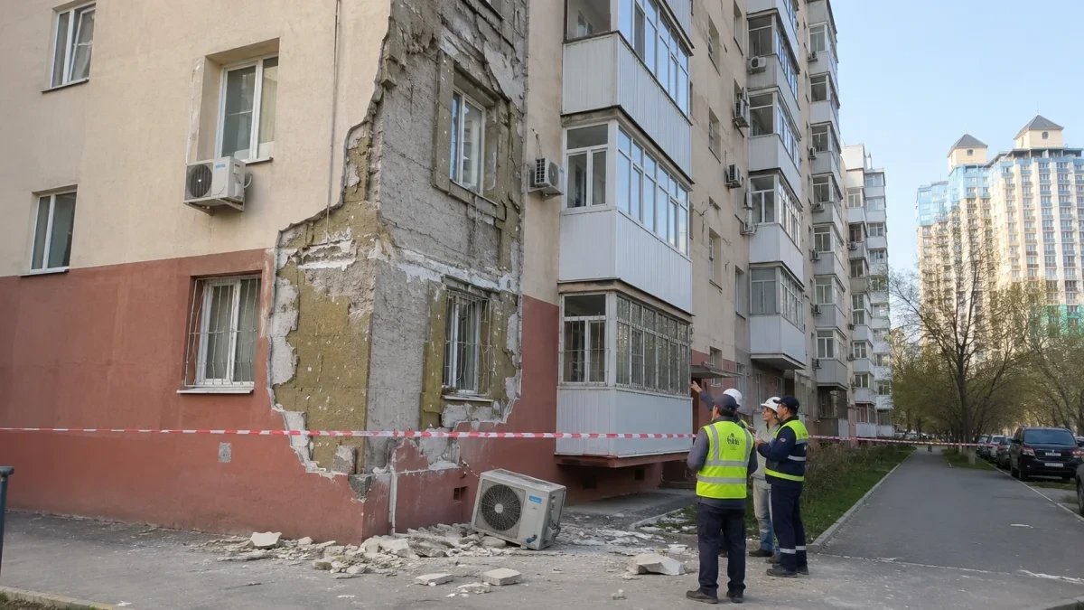 Kazakh Vice Minister Says Homeowners Bear Responsibility for Aging Facades After Astana Death