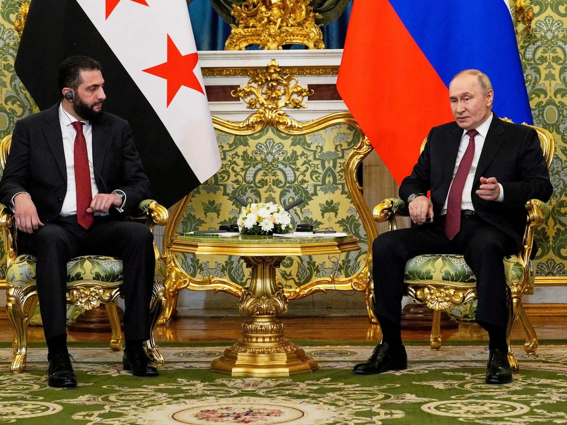 Putin and al-Sharaa discuss Syria ties and military base deal