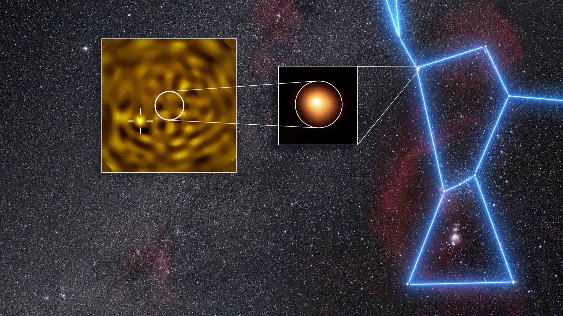 Astronomers capture clearest image of Betelgeuse's hidden companion