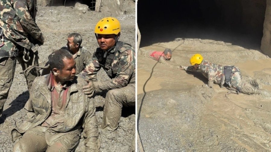 Nepal rescuers reach 254 workers trapped in Trishuli hydropower tunnels