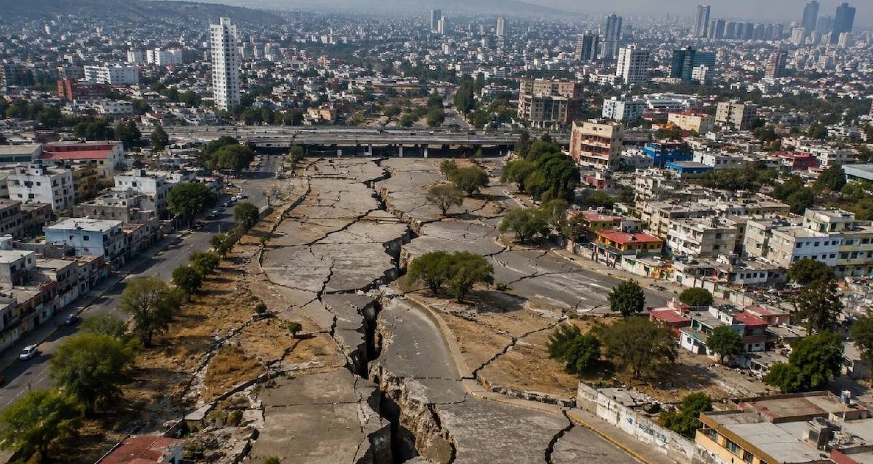 Mexico City sinks up to 42 cm a year as groundwater extraction drains ancient lakebed
