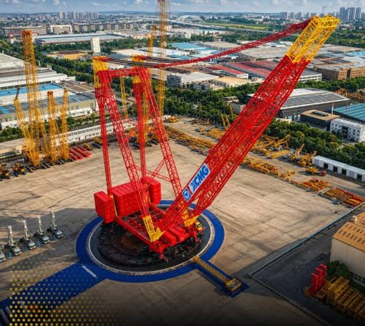 XCMG rolls out first unit of 14,000-tonne ring crane in Xuzhou