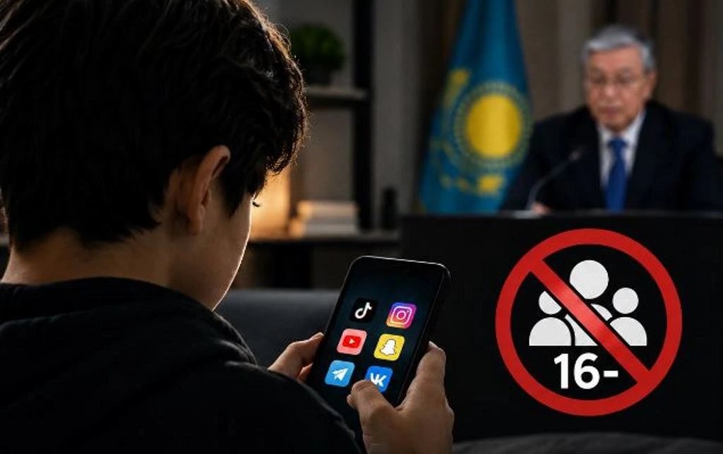 Tokayev backs bill banning social media registration for under-16s
