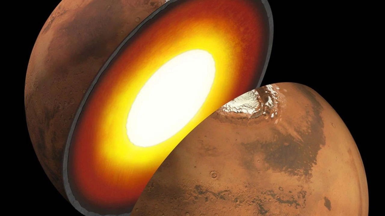Mars southern mantle 200-400°C hotter than north, study finds