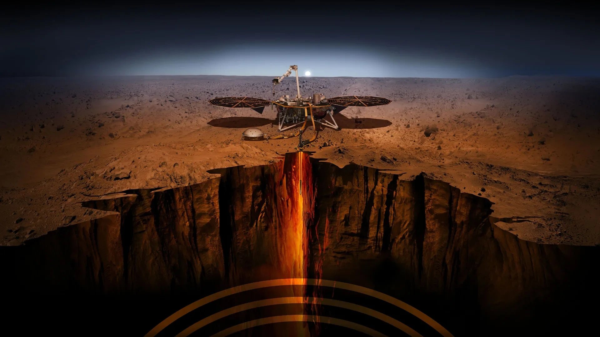 Oxford researchers find evidence of vast magma system beneath Mars