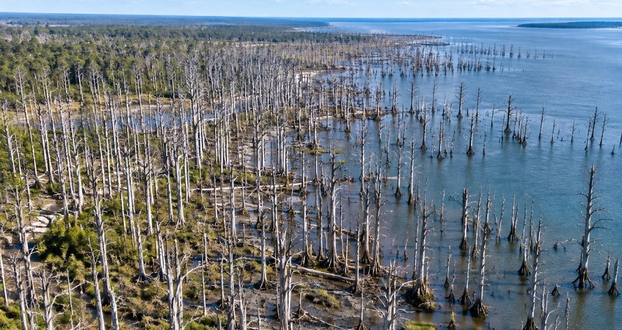 AI maps over 10 million dead trees along Atlantic coast