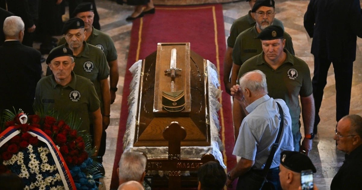 Ratko Mladic to be buried with state honors in Belgrade on September 7