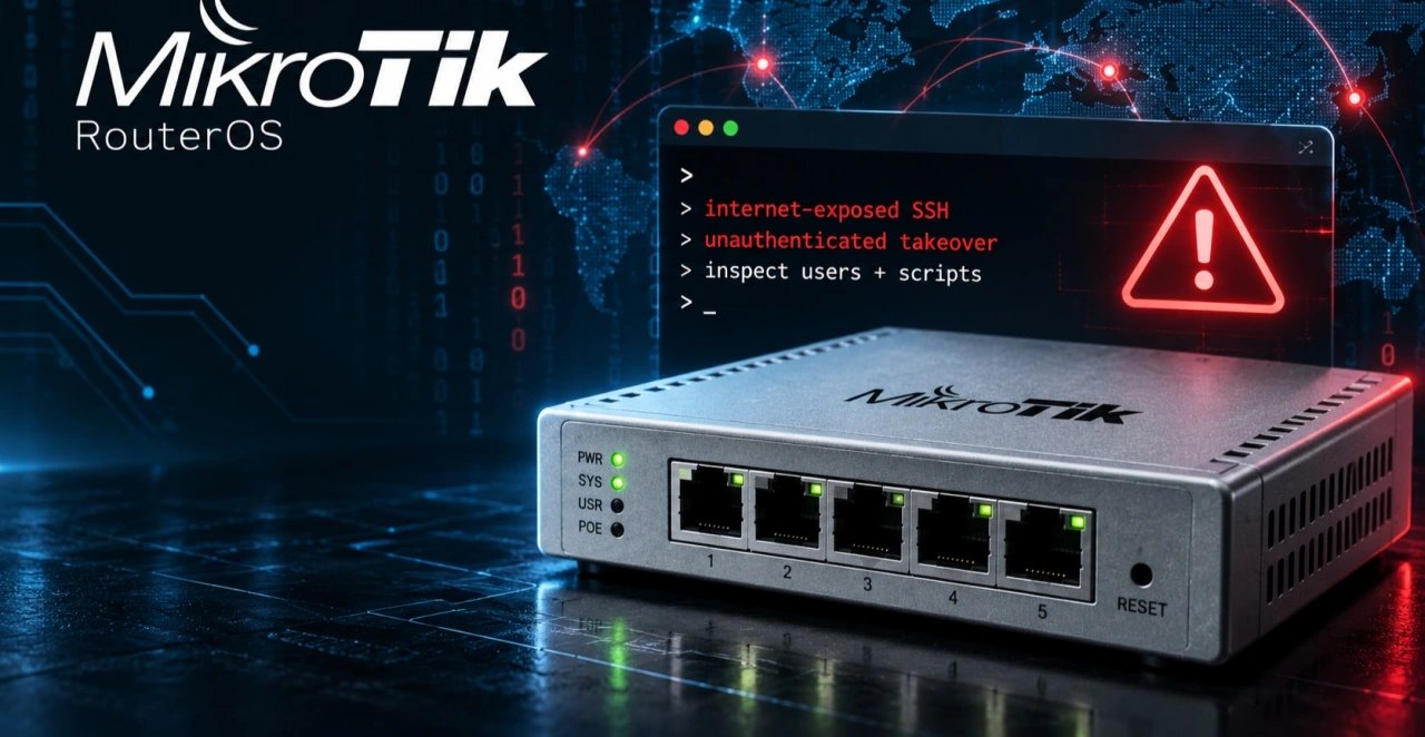 MikroTik patches six RouterOS flaws as attackers exploit exposed SSH ports