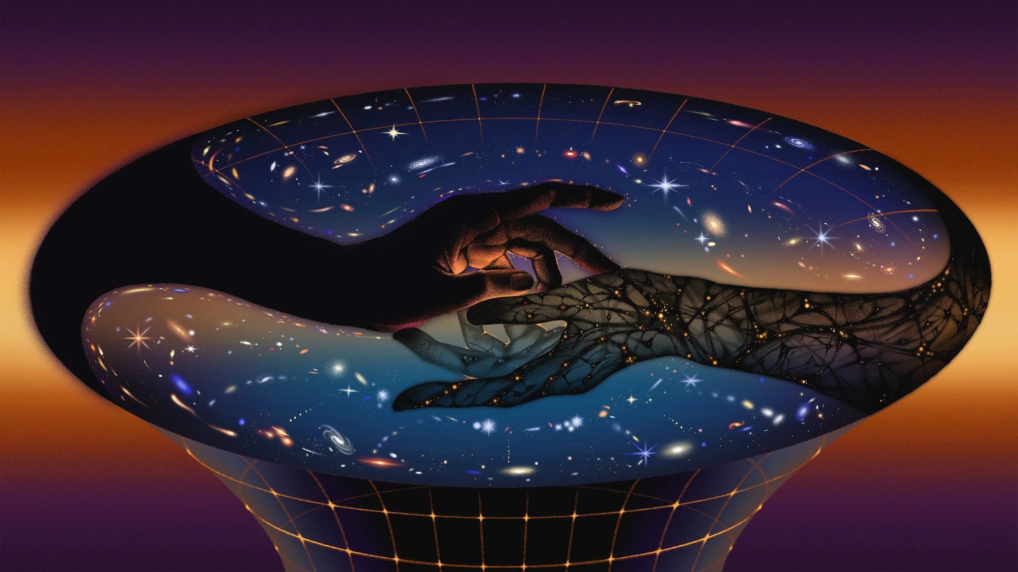 Dark energy and dark matter may be entangled in a hidden dimension