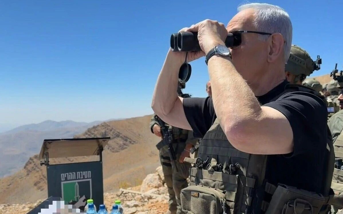 Netanyahu says Israel close to defeating Iran's regime from Mt. Hermon