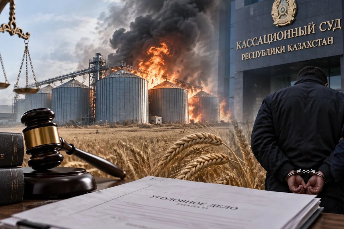 Кассациялық сот СҚО-дағы астық қоймаларын өртегені үшін үкімді күшінде қалдырды