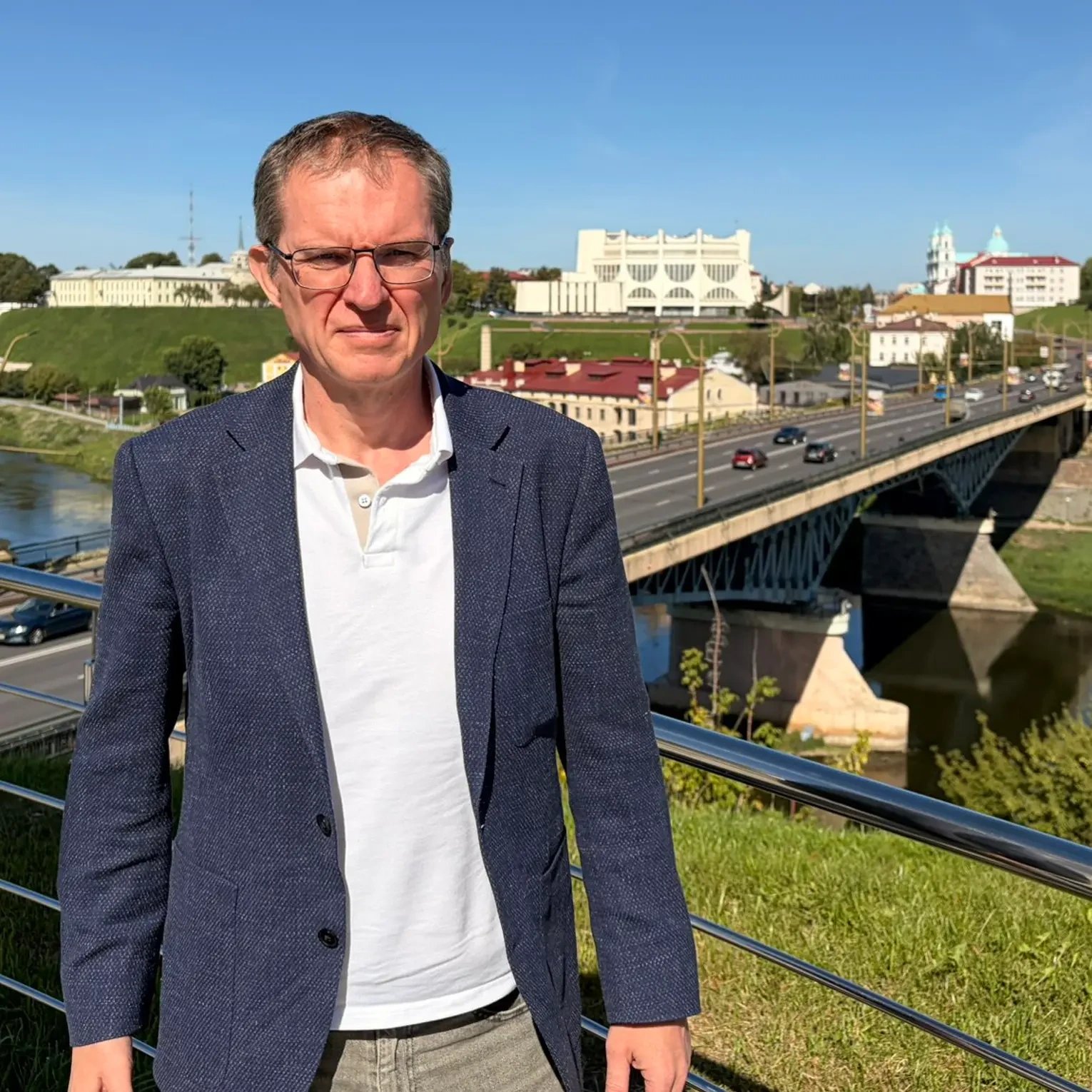 Andrzej Poczobut returns to Belarus after prisoner swap release