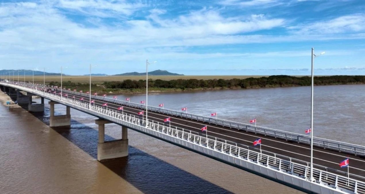 Russia opens 1 km road bridge to North Korea across Tumen River