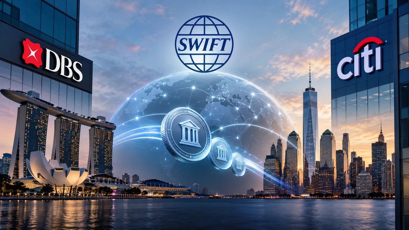 DBS and Citi complete tokenized dollar transfer via SWIFT digital ledger