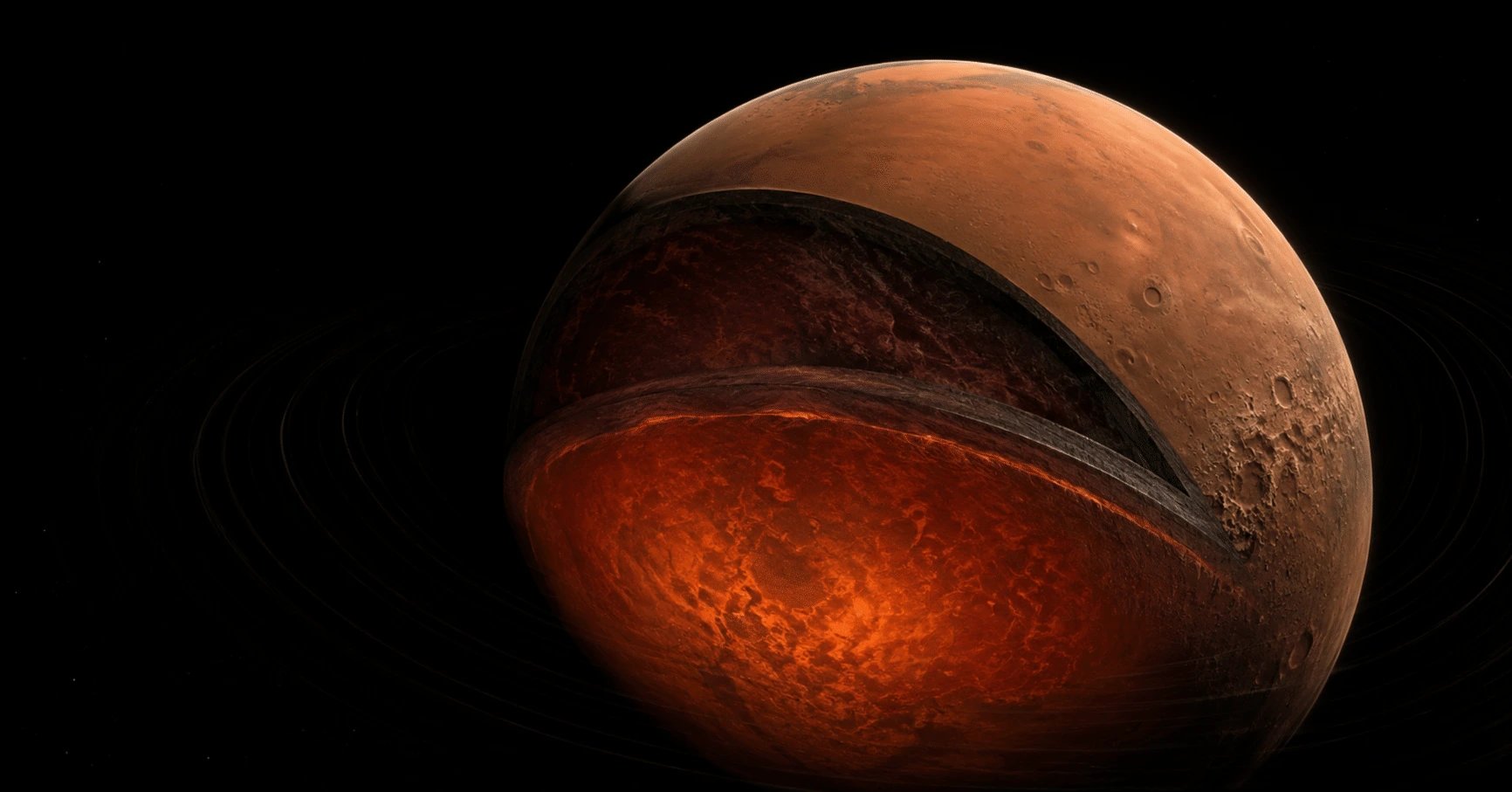 Mars mantle under southern highlands 200-400°C hotter than north, study finds