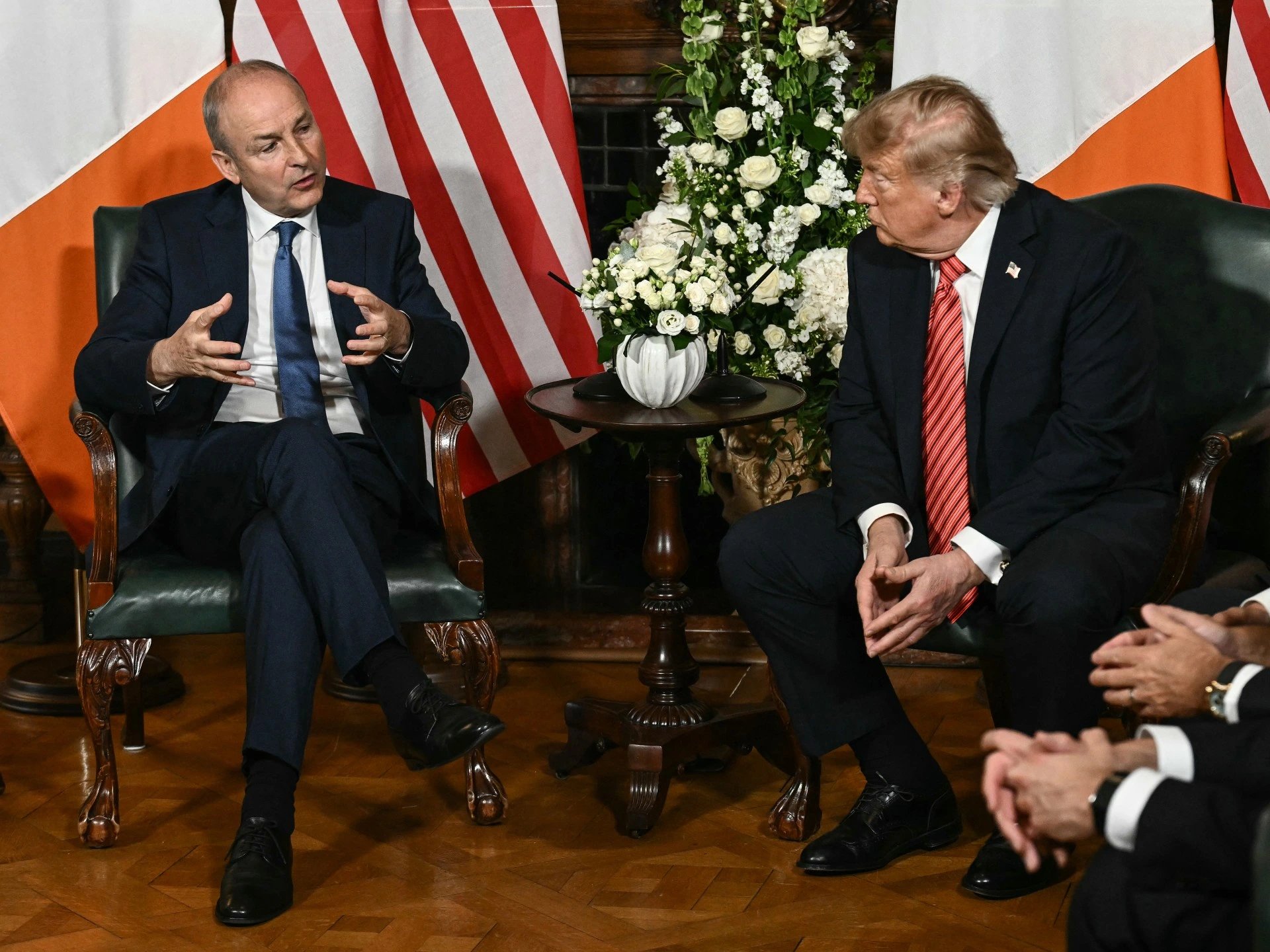 Trump says unified Ireland would be 'fantastic' during Dublin visit
