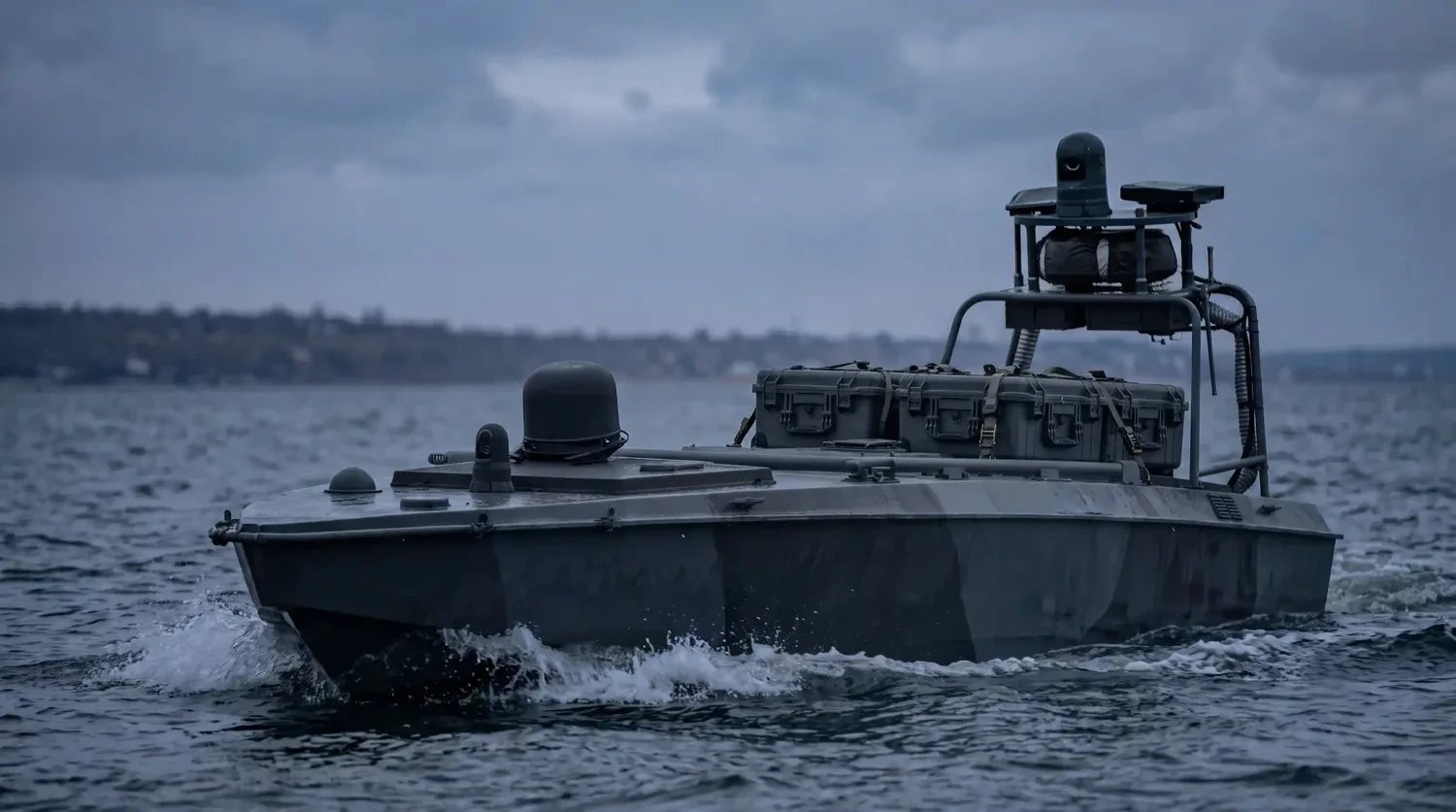 Ukrainian Sargan-3000 naval drone sinks Russian Zafir USV in Black Sea