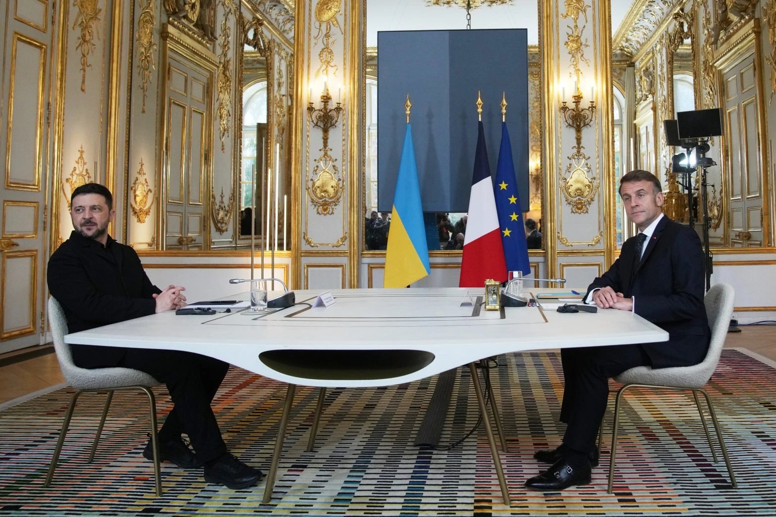 Macron pledges radars and interceptor missiles to Ukraine after Zelensky talks