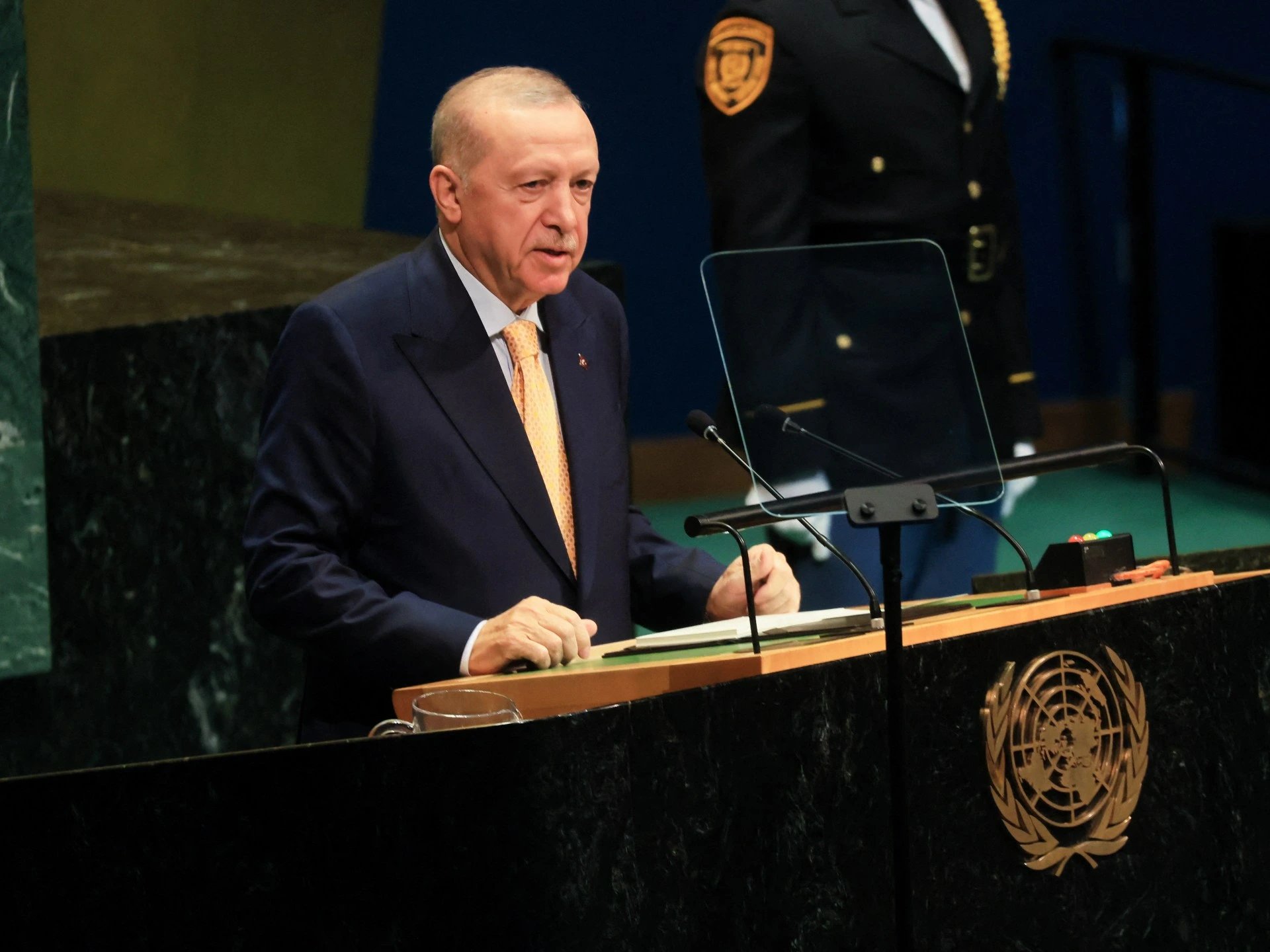 Erdogan condemns Israel's 'genocidal mindset' in UN General Assembly speech