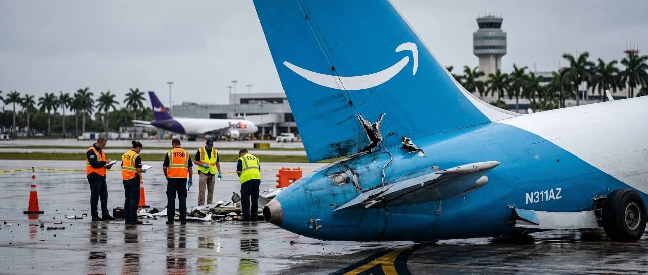 Boeing 767 cargo jet crashes on landing at Miami airport, killing five