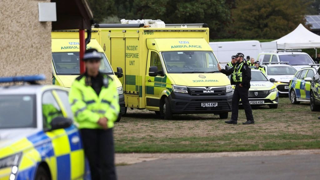 Men arrested under Explosives Act near RAF Fairford as homes evacuated