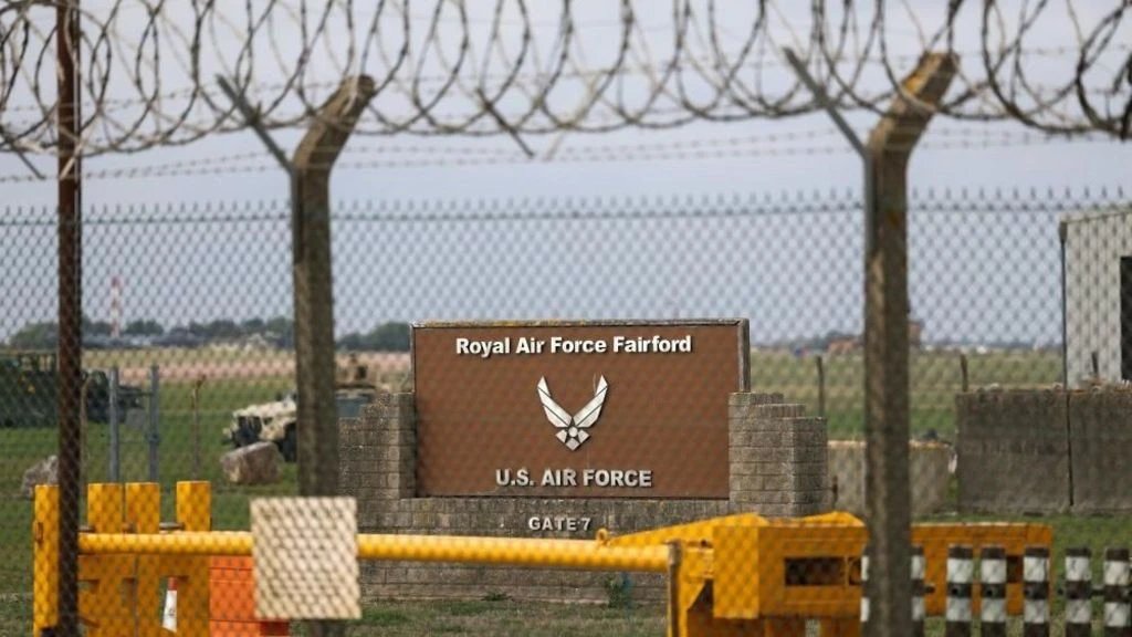 Five arrested after suspicious vehicles near RAF Fairford prompt major incident