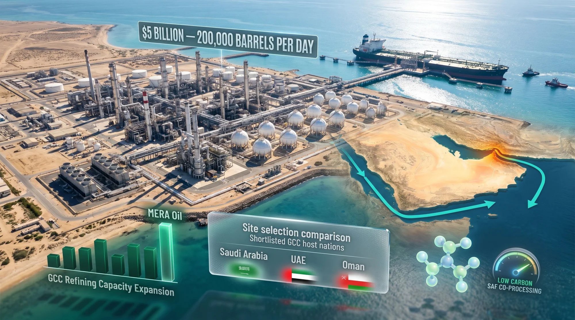 Консорциум MERA Oil объявил о планах строительства НПЗ за $5 млрд вне Ормузского пролива