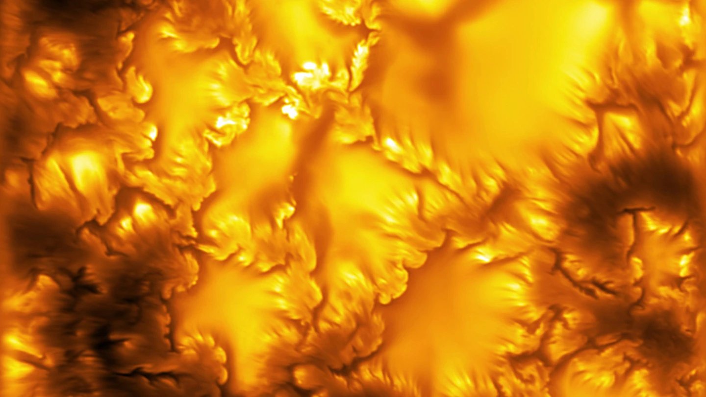Inouye telescope reveals tiny magnetized swirls on sun that may trigger solar flares