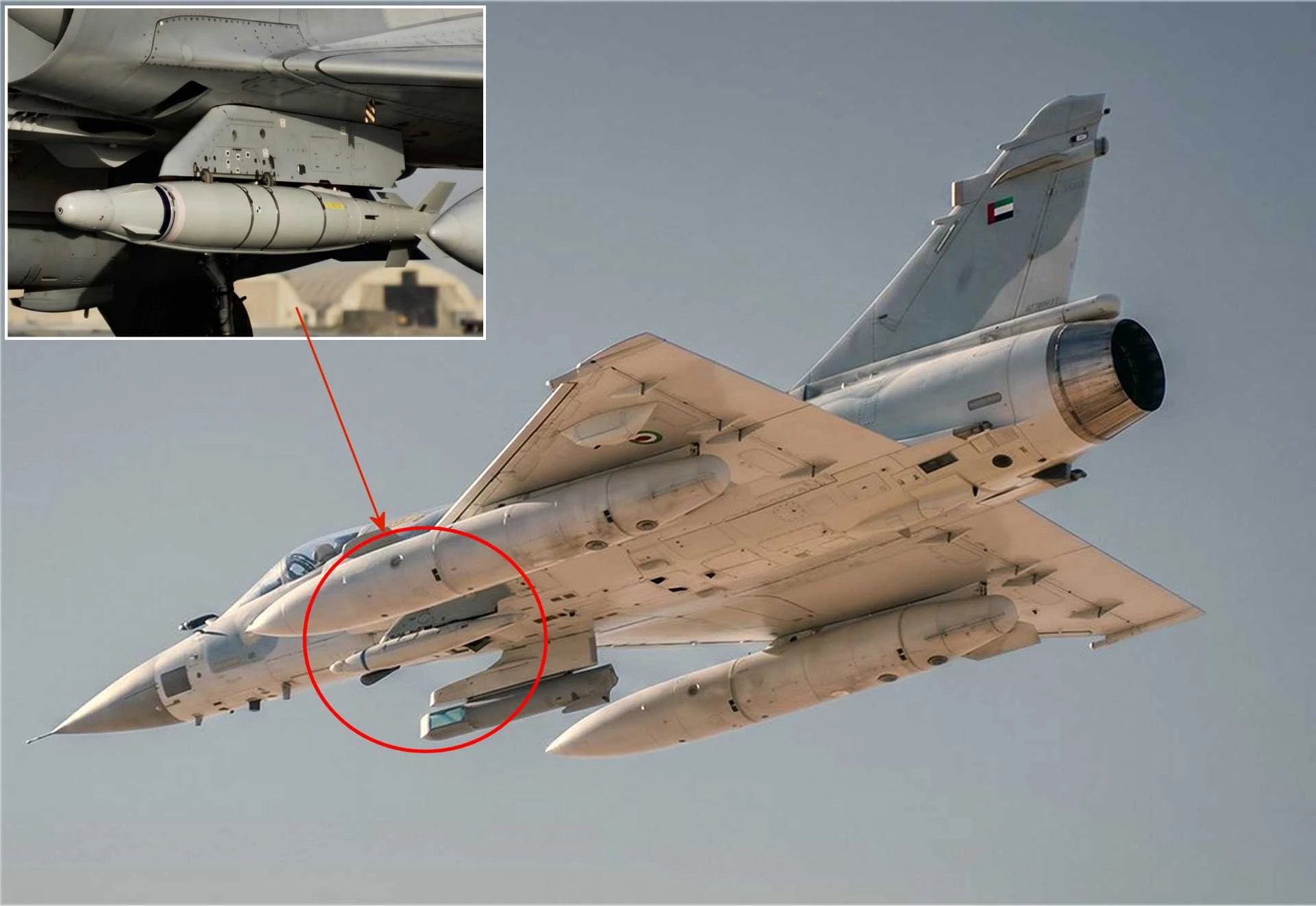 EDGE Group: Mirage 2000-9 ВВС ОАЭ оснащены авиабомбами Thunder