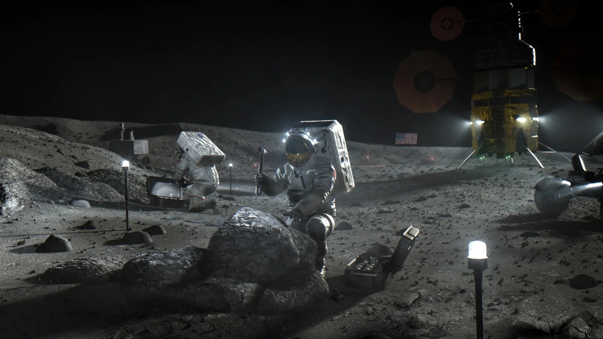 NASA to conduct 20-plus robotic Moon landings through 2029 for lunar base