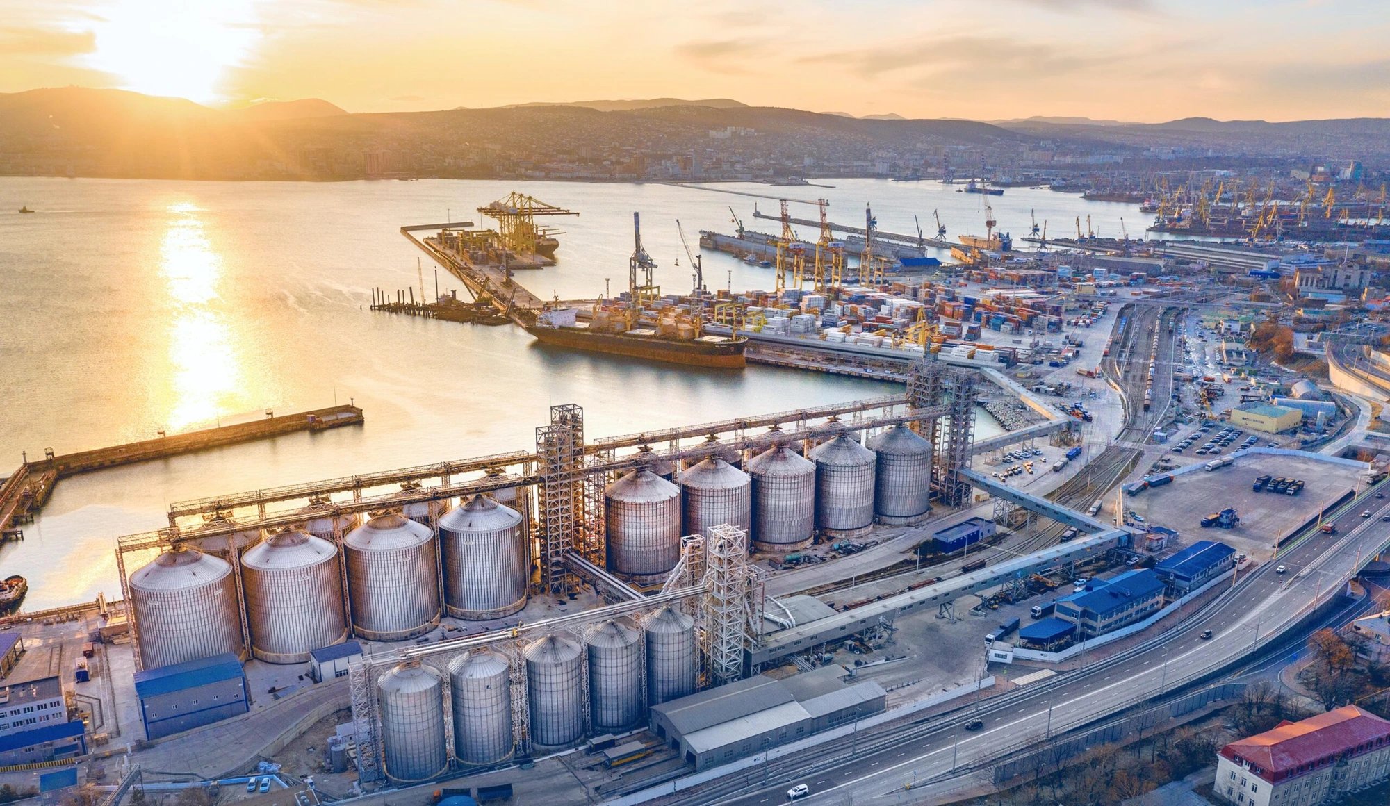 Two Novorossiysk grain terminals halt work after Ukrainian drone attack
