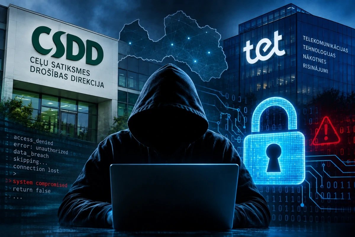 Кибератака на CSDD Латвии привела к утечке данных 1,2 млн человек