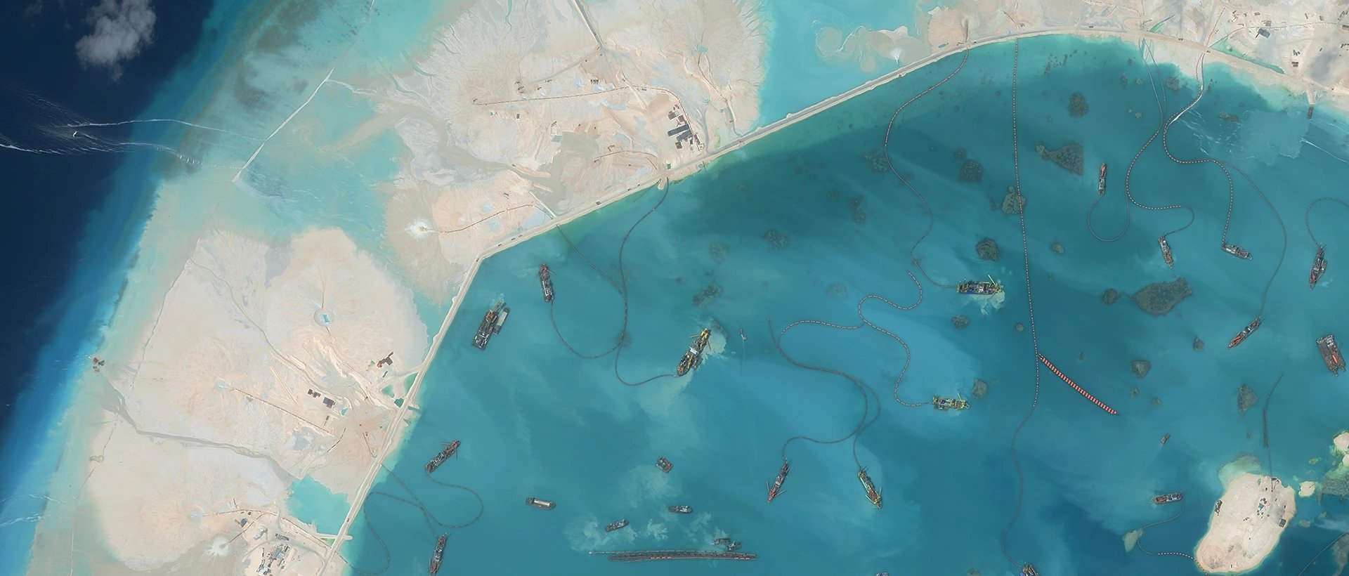 China completes first phase of man-made island on Antelope Reef in South China Sea