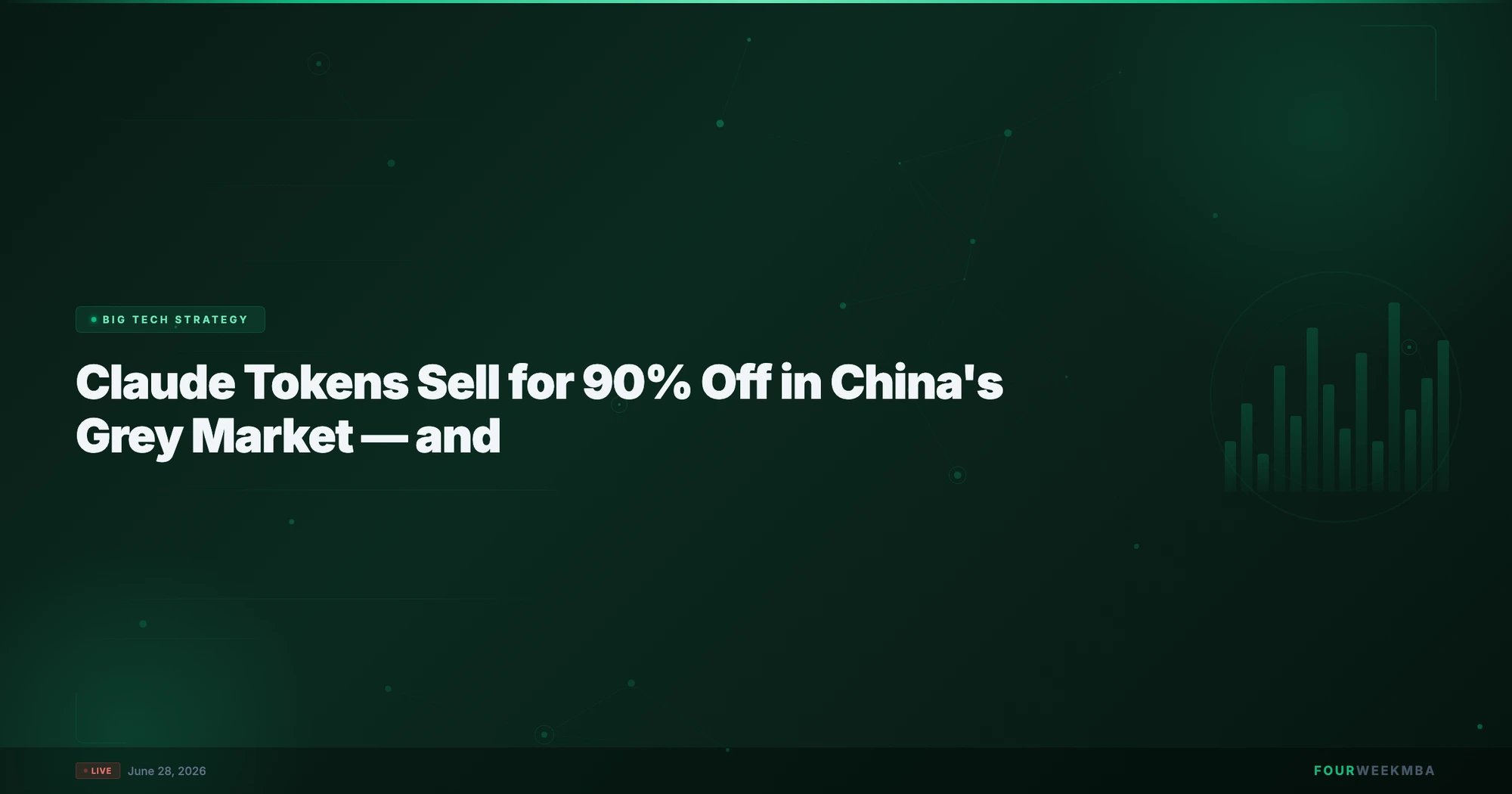 Серый рынок Китая продаёт токены Claude за 10% официальной цены