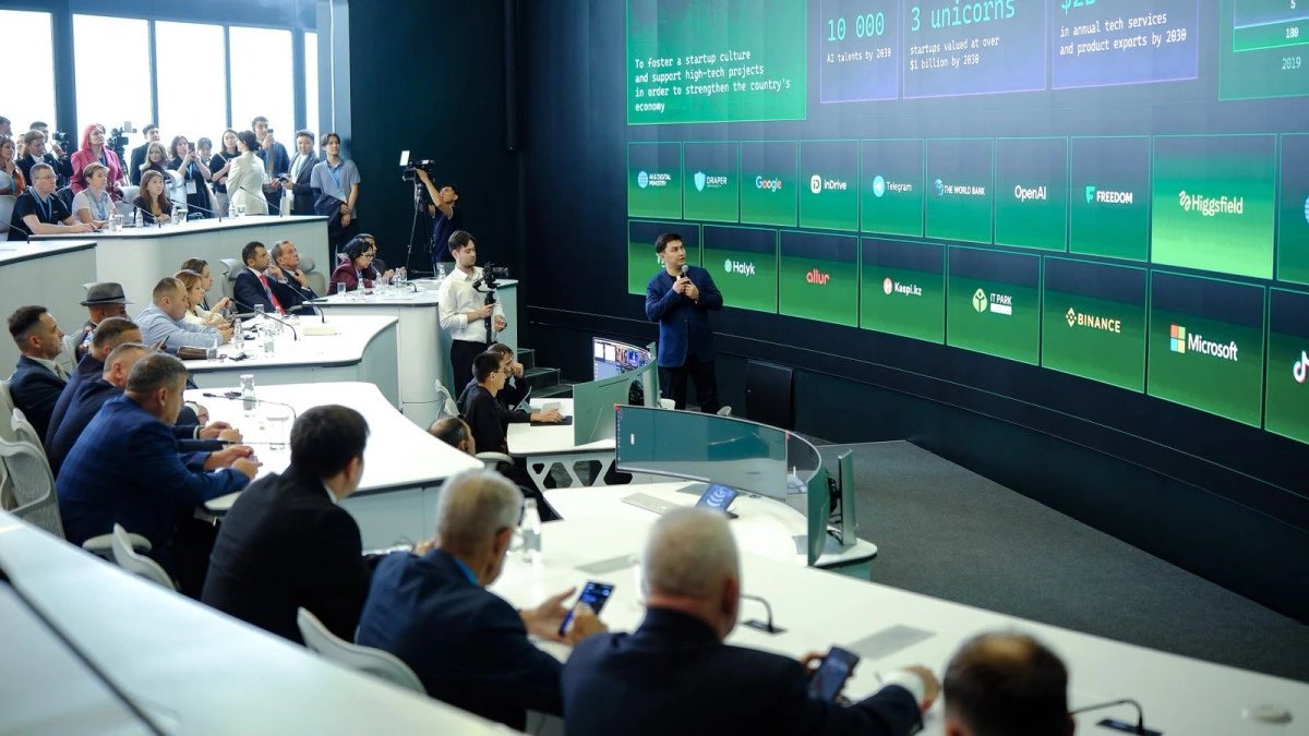 Foreign election chiefs visit Kazakhstan's Alem.ai AI center in Astana
