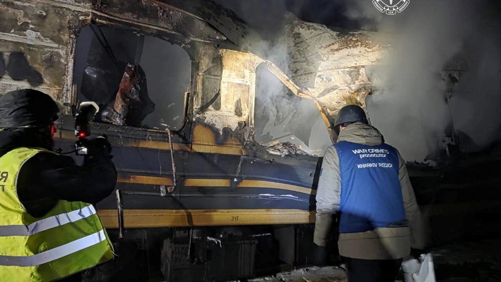 Russian drones strike two passenger trains in Odesa and Kharkiv regions