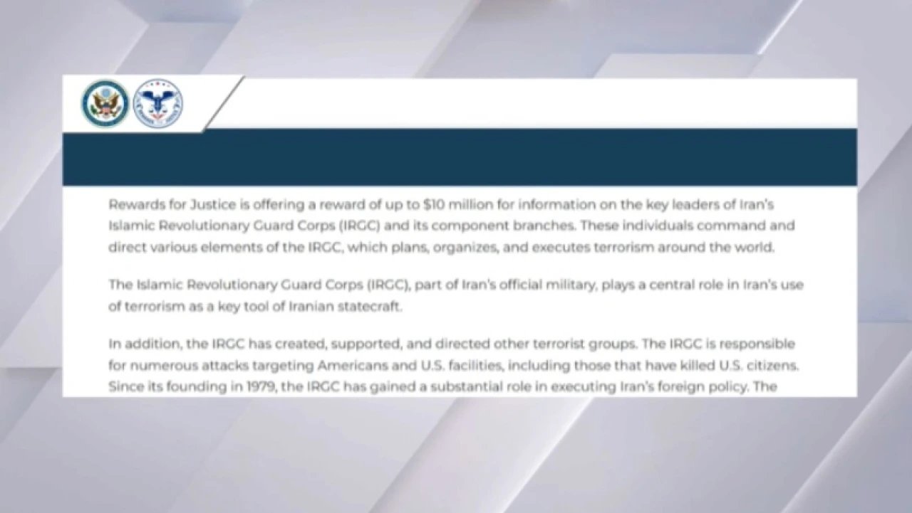 АҚШ КСИР басшылығы туралы ақпарат үшін 10 млн долларға дейін сыйақы ұсынды