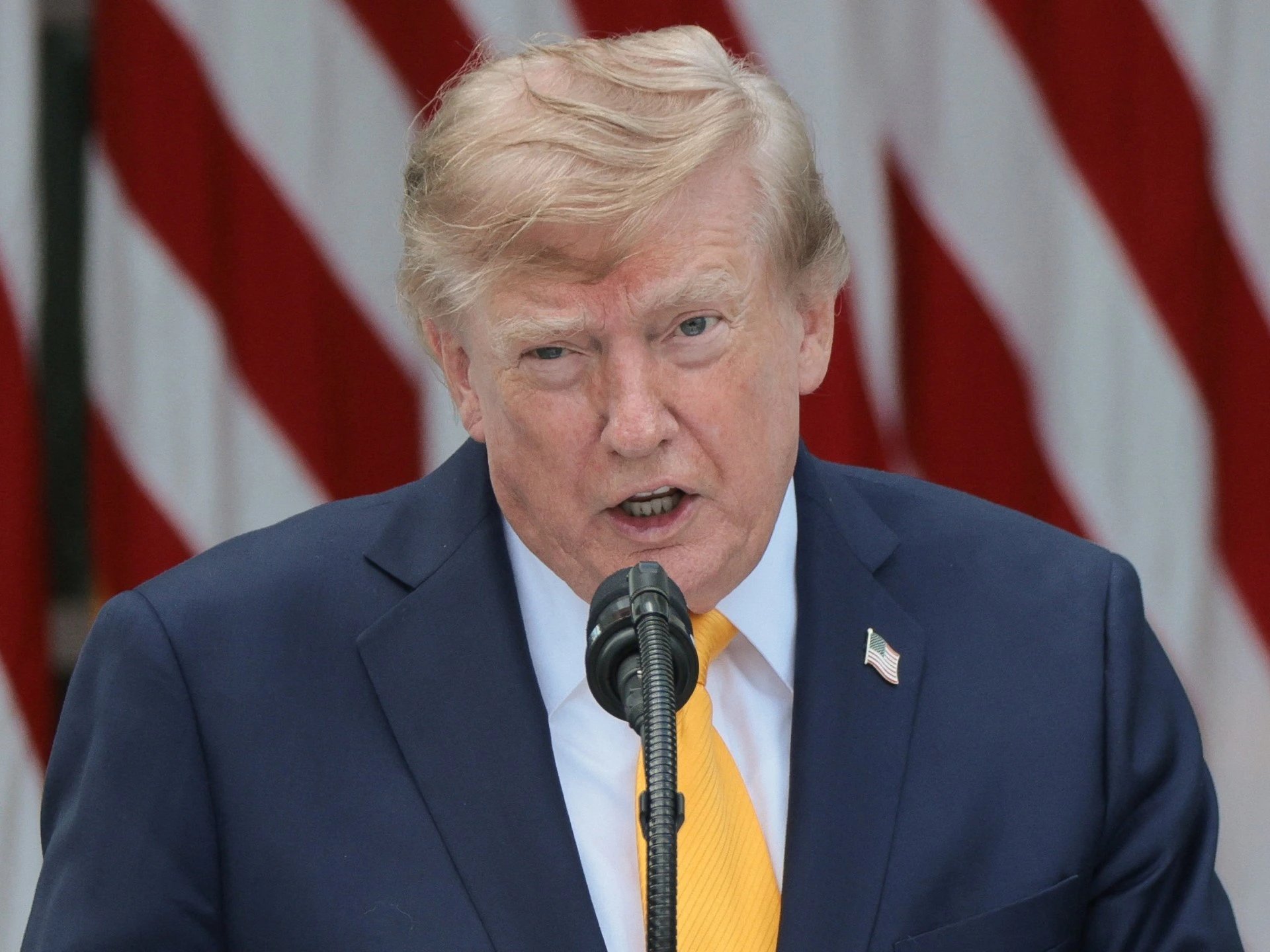 Trump says no time schedule for Iran to return to talks