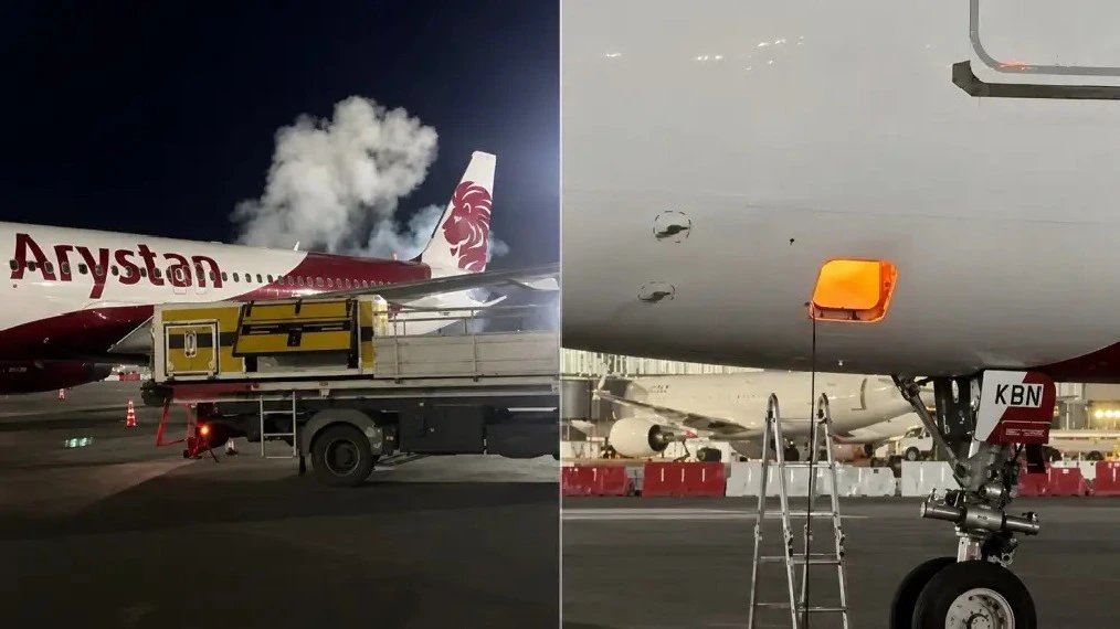 FlyArystan plane catches fire during maintenance at Almaty airport